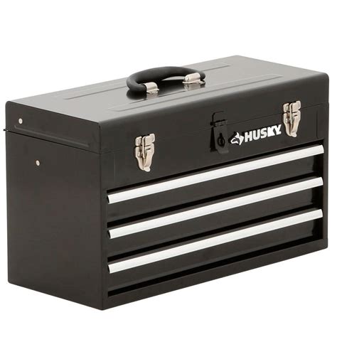 20 in 3 drawer metal mobile tool box with tray|Amazon.com: 20 Steel Tool Box.